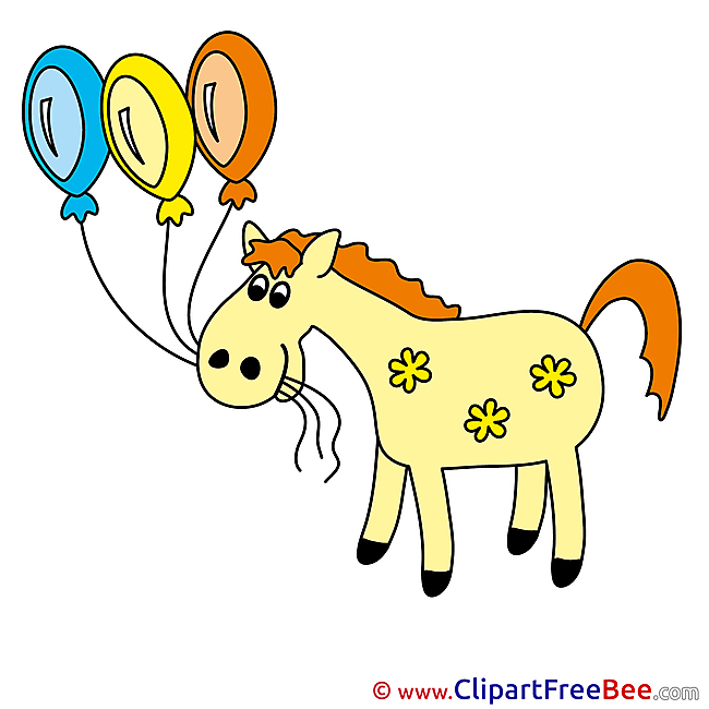 Balloons Horse free Images download