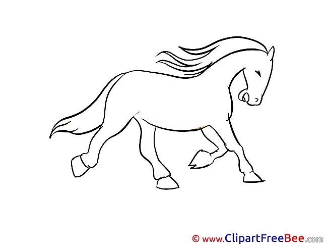 Coloring printable Horse Images