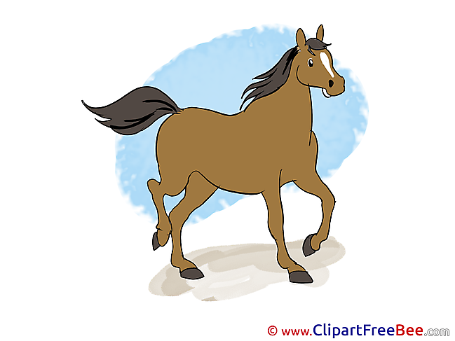 Trot Cliparts Horse for free