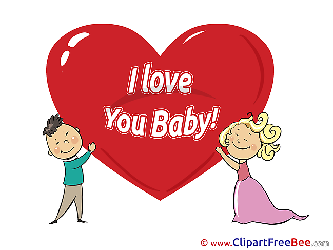 Woman Man Heart download I Love You Illustrations
