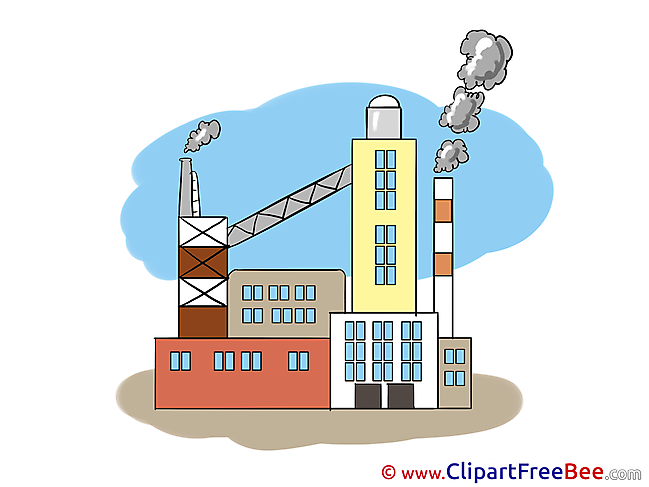 Building Factory Clipart free Illustrations
