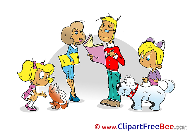 Family Kindergarten Clip Art for free