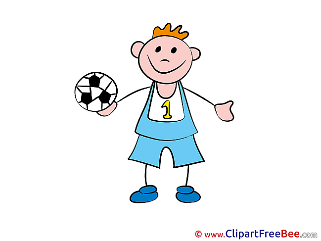 Football Boy Kindergarten Illustrations for free
