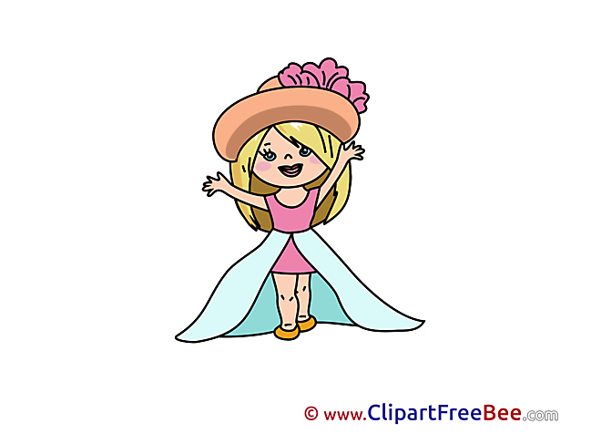 Little Princess Clipart Kindergarten Illustrations