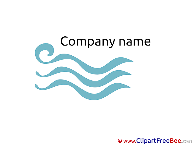 Waves Clip Art download Logo