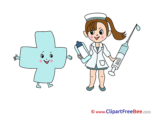 Cross Nurse Syringe download printable Illustrations