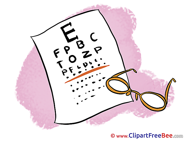 Ophthalmology Glass free Illustration download