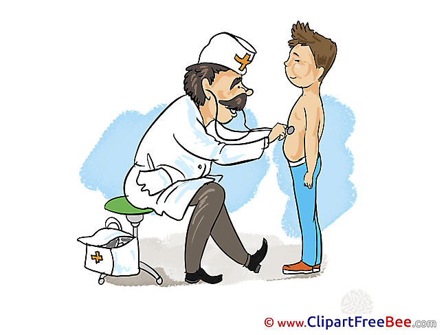 Pediatrician Doctor Boy Cliparts printable for free
