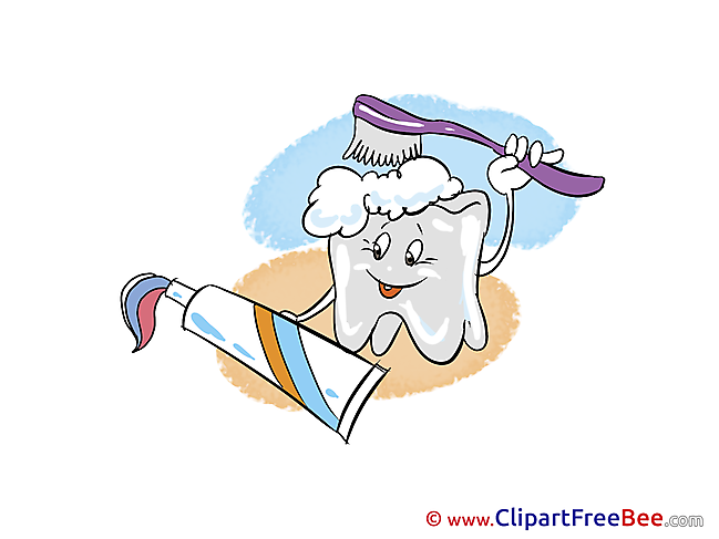 Toothbrush Toothpaste Tooth free Illustration download