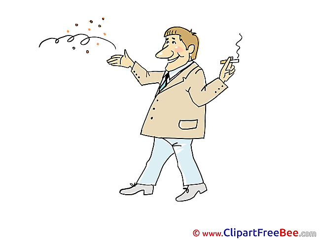 Cigarette Man Clipart Party free Images