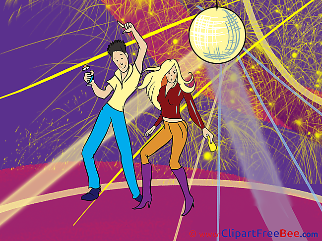 Dance Disco Pics Party Illustration