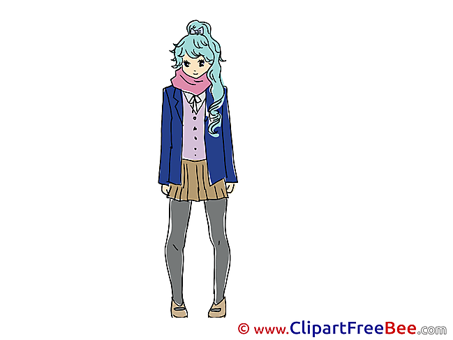 Anime Girl free Illustration download