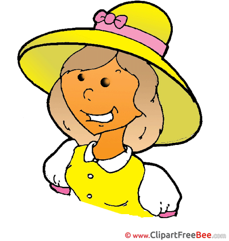 Hat Woman Clipart free Image download