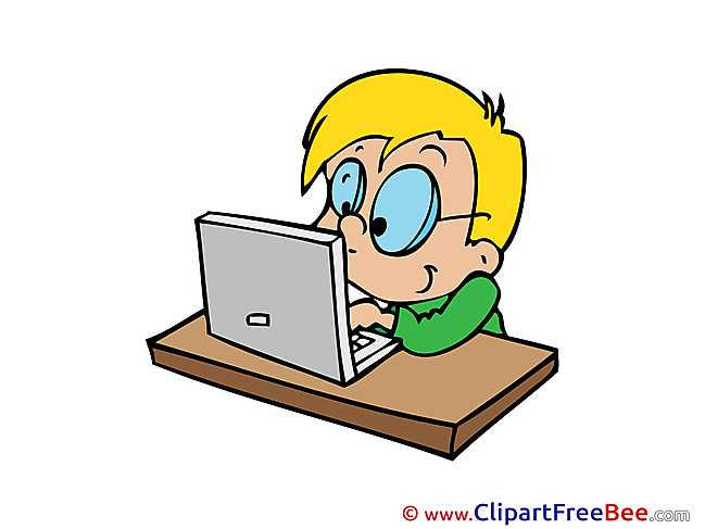 Programmer Boy Clipart free Image download
