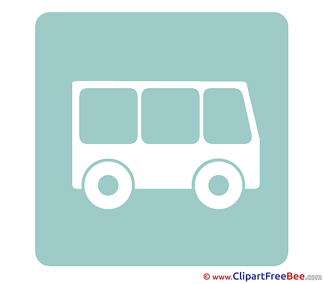 Bus printable Illustrations Pictogrammes