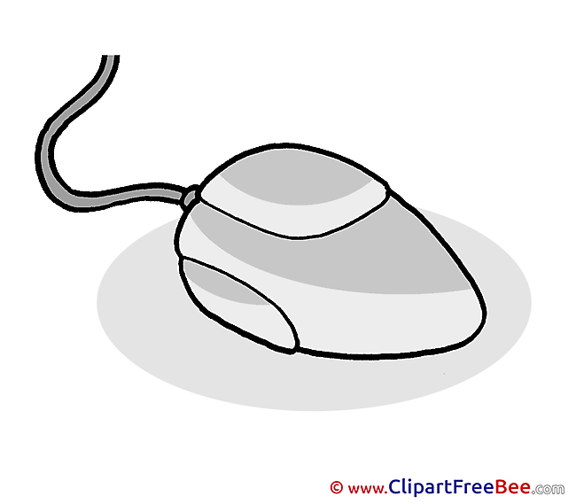 Computer Mouse printable Illustrations Pictogrammes