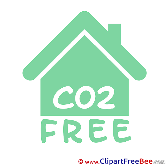 House CO2 Pictogrammes Illustrations for free