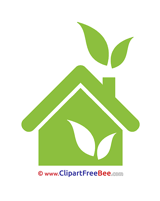 House Eco Pics Pictogrammes free Cliparts