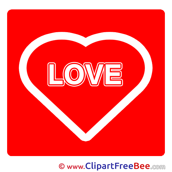 Love printable Pictogrammes Images