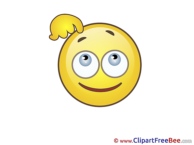 Thinking Clip Art download Smiles