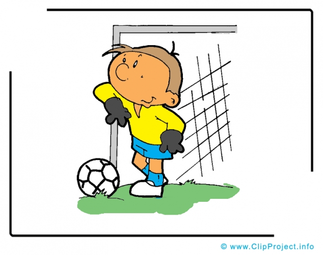 Goal Keeper Cartoon Clipart