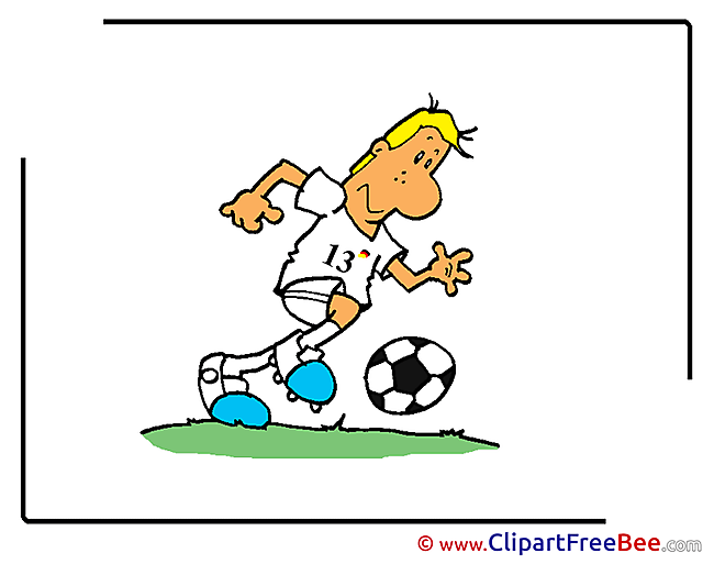 Player Football Clip Art for free