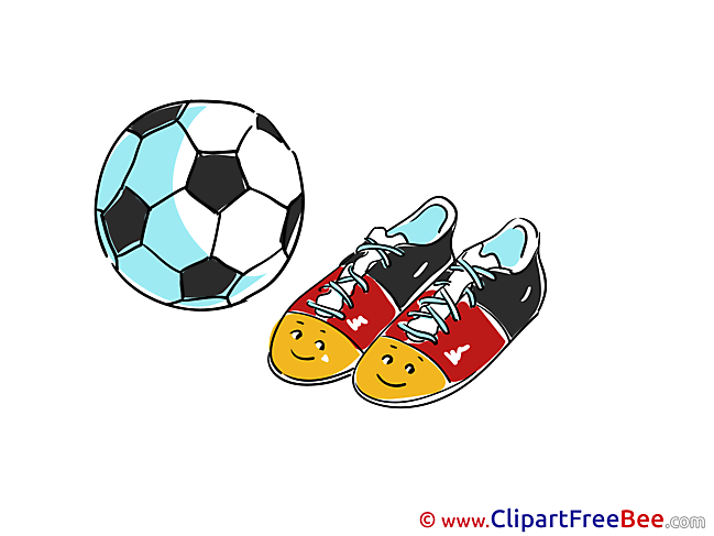 Sneakers Soccer printable Illustrations Football