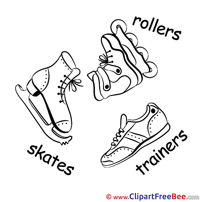 Skates download Sport Illustrations