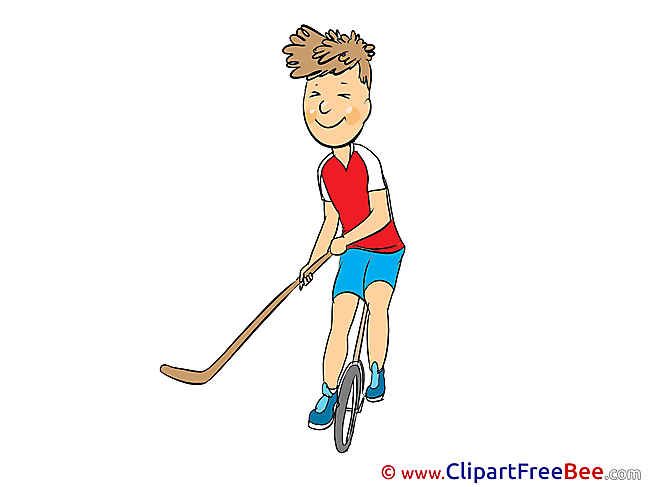 Street Hockey Sport download Illustration