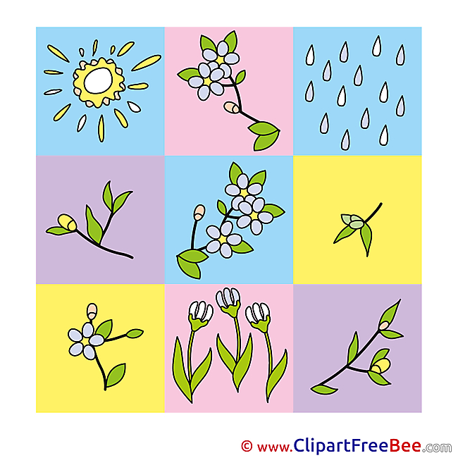 Image Flowers Sun Rain Images download free Cliparts