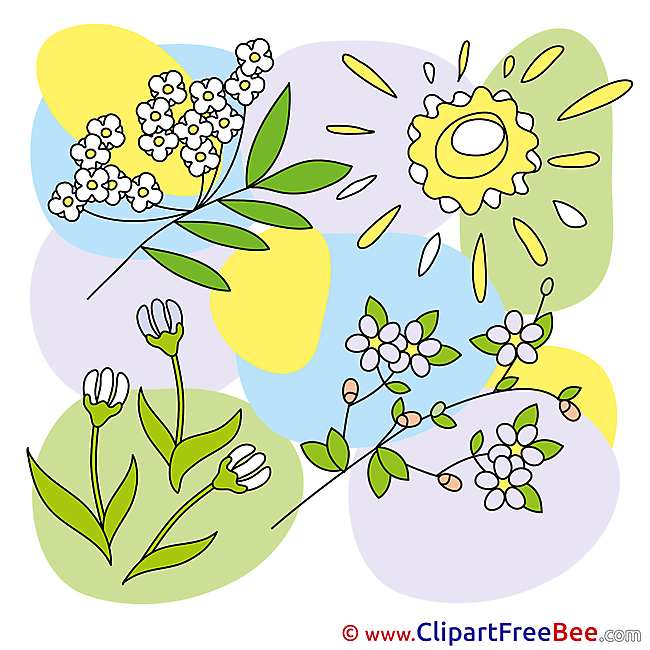 Sun Flowers download printable Illustrations