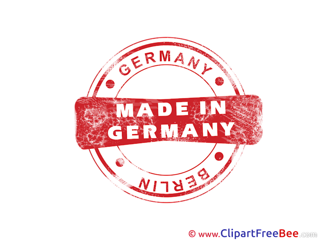 Berlin Made in Germany Stamp download Illustration