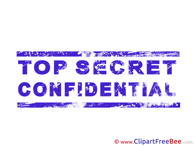 Confidential Cliparts Stamp for free