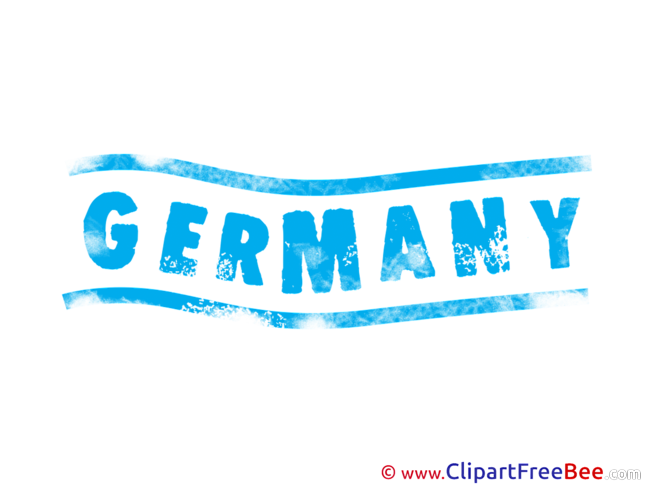 Germany Clipart Stamp Illustrations