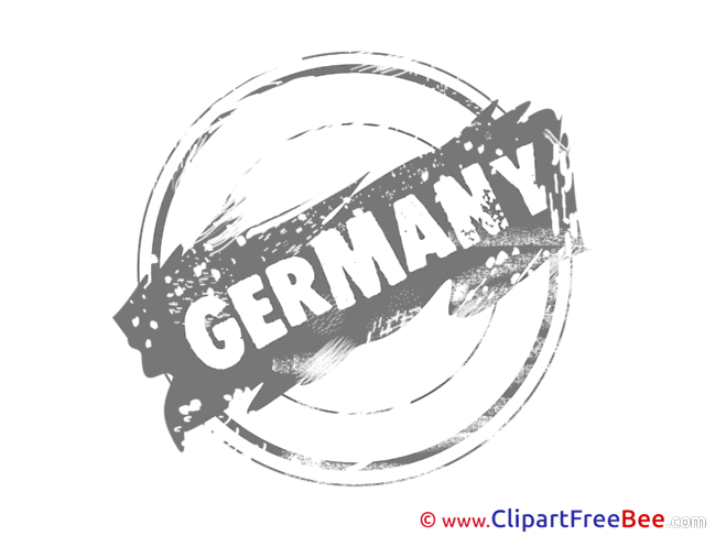 Germany Cliparts Stamp for free