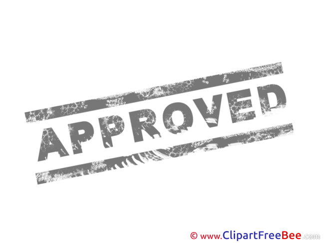 Grey Approved Stamp free Images download