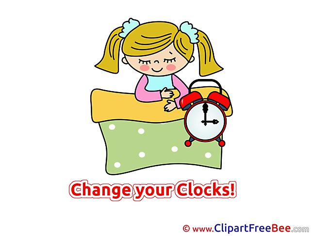 Sleeping Clock Summer free Images download