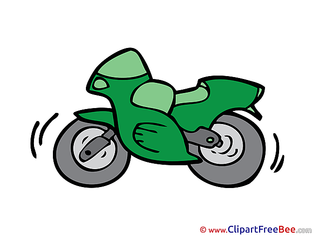 Motocycle Clipart free Illustrations