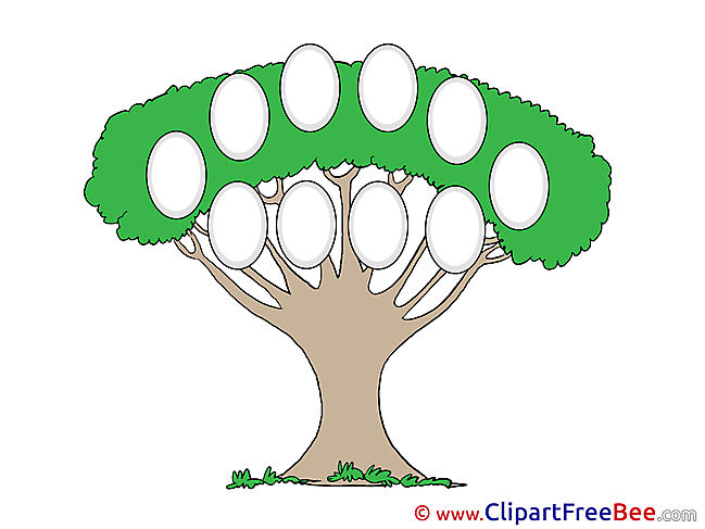 Cliparts Family Tree for free