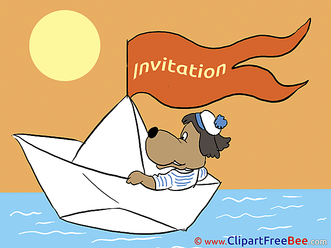 Boat Invitations Greeting Cards for free