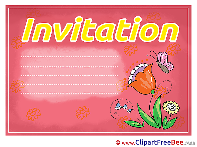 Invitations download Greeting Cards