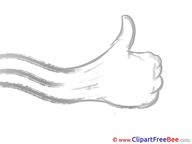 Hand Pics Thumbs up Illustration