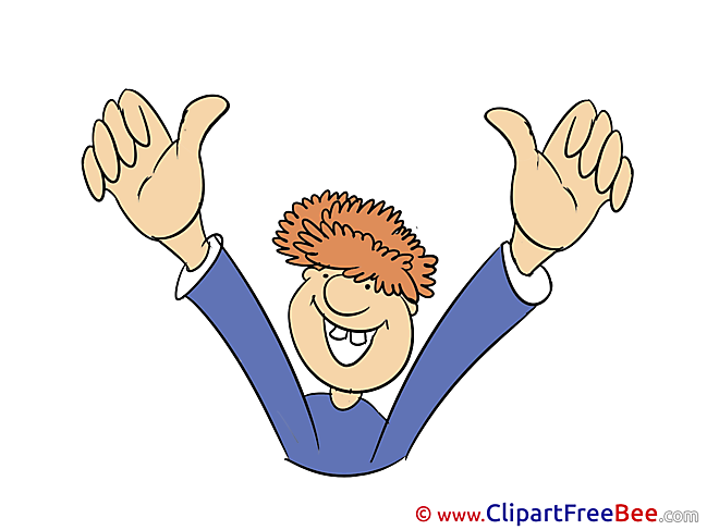 Man download Thumbs up Illustrations