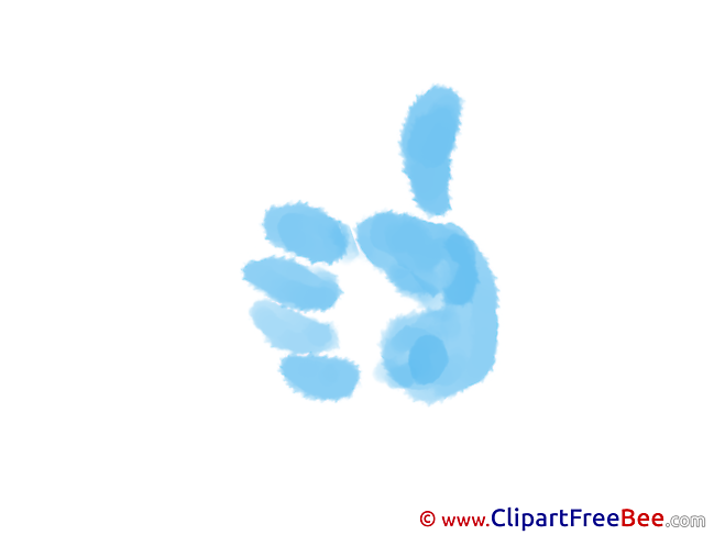 Palm Thumbs up Clip Art for free