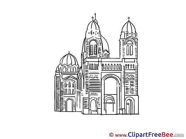 Coloring Cathedral Images download free Cliparts