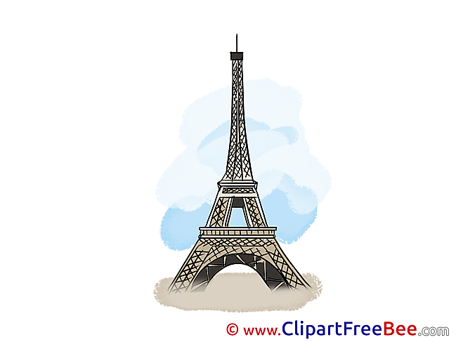 Eiffel Tower Cliparts printable for free