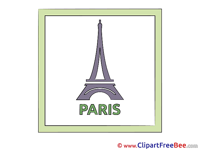 France Eiffel Tower Clipart free Illustrations