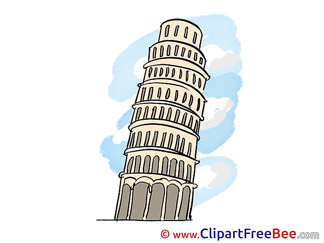 Leaning Tower Pisa Pics printable Cliparts