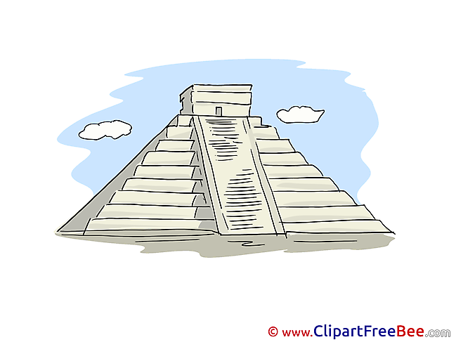 Maya Pyramid free printable Cliparts and Images