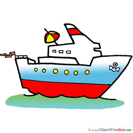 Ship Sea download Clip Art for free